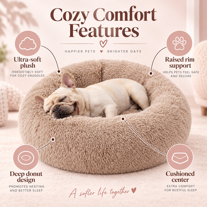 Calming Donut Dog Bed