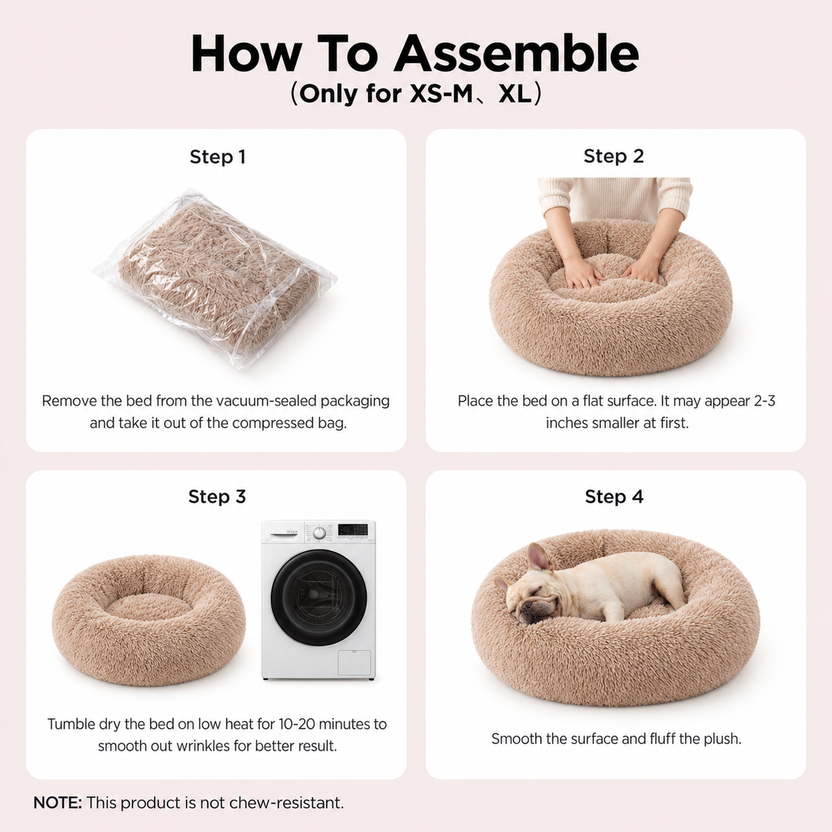 Calming Donut Dog Bed